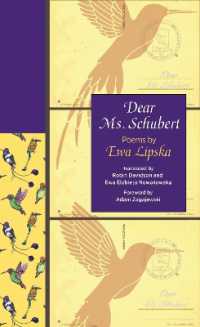 Dear Ms. Schubert : Poems by Ewa Lipska (The Lockert Library of Poetry in Translation)