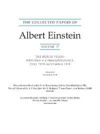 アインシュタイン書簡集　第１７巻：ベルリン1929年6月～1930年11月（英訳）<br>The Collected Papers of Albert Einstein, Volume 17 (Translation Supplement) : The Berlin Years: Writings and Correspondence, June 1929-November 1930 (Collected Papers of Albert Einstein)