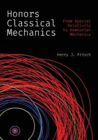Honors Classical Mechanics : From Special Relativity to Newtonian Mechanics