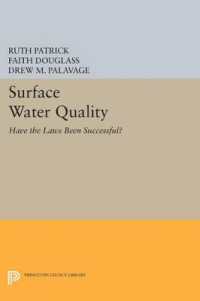 Surface Water Quality : Have the Laws Been Successful? (Princeton Legacy Library)