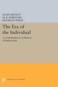 The Era of the Individual : A Contribution to a History of Subjectivity (New French Thought Series)