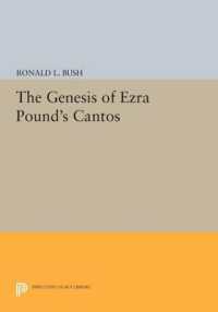 The Genesis of Ezra Pound's CANTOS (Princeton Legacy Library)