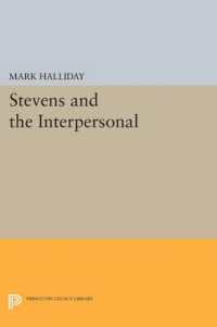Stevens and the Interpersonal (Princeton Legacy Library)