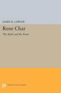 Rene Char : The Myth and the Poem (Princeton Legacy Library)