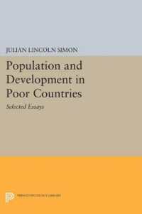 Population and Development in Poor Countries : Selected Essays (Princeton Legacy Library)