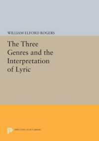 The Three Genres and the Interpretation of Lyric (Princeton Legacy Library)