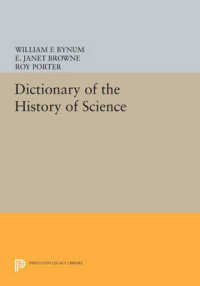 Dictionary of the History of Science (Princeton Legacy Library)