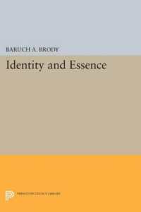 Identity and Essence (Princeton Legacy Library)