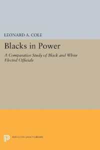 Blacks in Power : A Comparative Study of Black and White Elected Officials (Princeton Legacy Library)