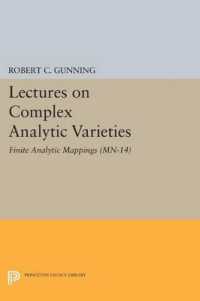 Lectures on Complex Analytic Varieties : Finite Analytic Mappings (Mathematical Notes)