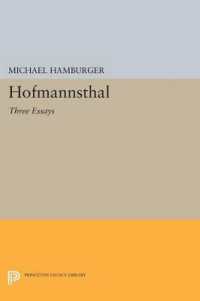 Hofmannsthal : Three Essays (Selected Writings of Hugo Von Hofmannsthal)