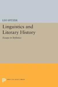 Linguistics and Literary History : Essays in Stylistics (Princeton Legacy Library)