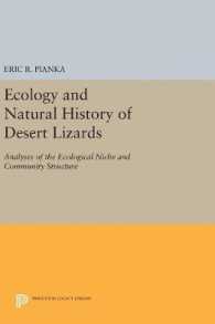 Ecology and Natural History of Desert Lizards : Analyses of the Ecological Niche and Community Structure (Princeton Legacy Library)
