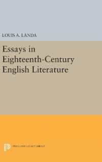 Essays in Eighteenth-Century English Literature (Princeton Series of Collected Essays)
