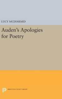 Auden's Apologies for Poetry (Princeton Legacy Library)
