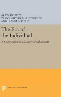 The Era of the Individual : A Contribution to a History of Subjectivity (New French Thought Series)