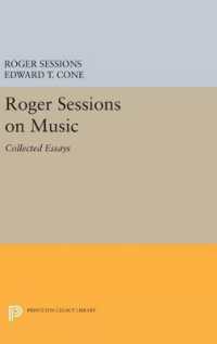 Roger Sessions on Music : Collected Essays (Princeton Legacy Library)