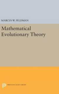 Mathematical Evolutionary Theory (Princeton Legacy Library)