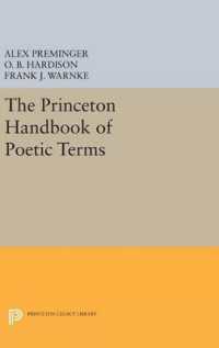 The Princeton Handbook of Poetic Terms (Princeton Legacy Library)