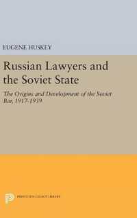 Russian Lawyers and the Soviet State : The Origins and Development of the Soviet Bar, 1917-1939 (Princeton Legacy Library)