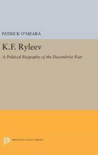 K.F. Ryleev : A Political Biography of the Decembrist Poet (Princeton Legacy Library)