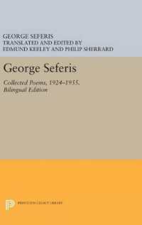 George Seferis : Collected Poems, 1924-1955. Bilingual Edition - Bilingual Edition (Princeton Legacy Library)