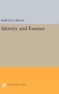 Identity and Essence (Princeton Legacy Library)