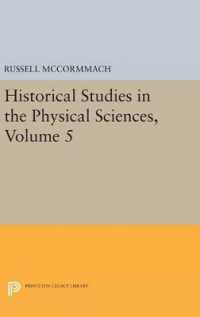 Historical Studies in the Physical Sciences, Volume 5 (Princeton Legacy Library)