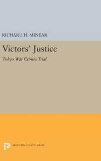 Victors' Justice : Tokyo War Crimes Trial (Princeton Legacy Library)