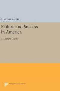 Failure and Success in America : A Literary Debate (Princeton Legacy Library)