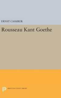 Rousseau-Kant-Goethe (Princeton Legacy Library)