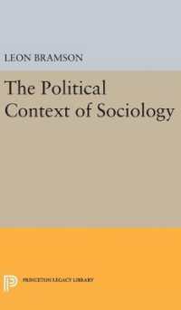 The Political Context of Sociology (Princeton Legacy Library)