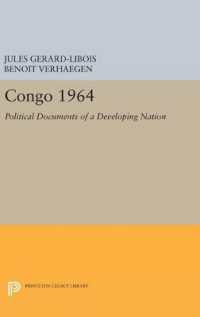 Congo 1964 : Political Documents of a Developing Nation (Centre de Recherche et D'information Socio-politiques)