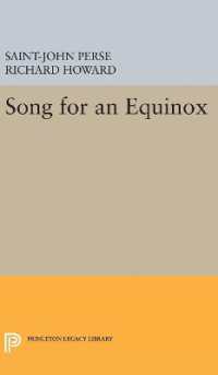 Song for an Equinox (Works by St.-john Perse)