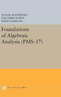 Foundations of Algebraic Analysis (Princeton Legacy Library)