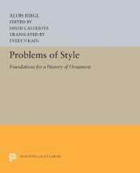 Problems of Style : Foundations for a History of Ornament (Princeton Legacy Library)
