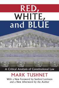 Red, White, and Blue : A Critical Analysis of Constitutional Law (Constitutional Thinking)