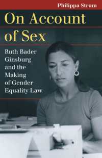 On Account of Sex : Ruth Bader Ginsburg and the Making of Gender Equality Law