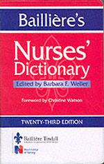 Bailliere's Nurses' Dictionary （23 SUB）