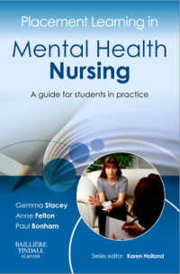 Placement Learning in Mental Health Nursing : A guide for students in practice (Placement Learning)
