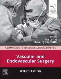 Vascular and Endovascular Surgery : A Companion to Specialist Surgical Practice (Companion to Specialist Surgical Practice) （7TH）