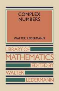 Complex Numbers (Library of Mathematics) （1962）