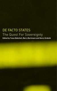 事実上の国家：主権の追求<br>De Facto States : The Quest for Sovereignty