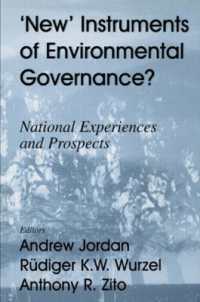 New Instruments of Environmental Governance? : National Experiences and Prospects (Environmental Politics)