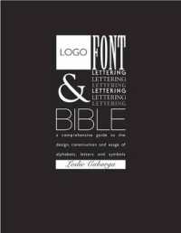 Logo, Font and Lettering Bible