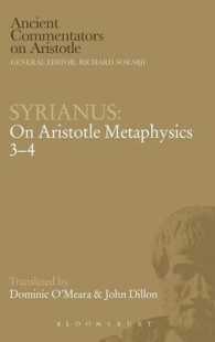 Syrianus : On Aristotle Metaphysics 3-4 (Ancient Commentators on Aristotle)