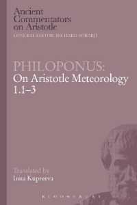 Philoponus: on Aristotle Meteorology 1.1-3 (Ancient Commentators on Aristotle)