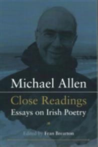 Michael Allen : Close Readings Essays on Irish Poetry