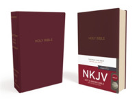 NKJV, Gift and Award Bible, Leather-Look, Burgundy, Red Letter, Comfort Print : Holy Bible, New King James Version