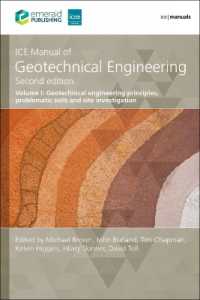 ICE Manual of Geotechnical Engineering Volume 1 : Geotechnical engineering principles, problematic soils and site investigation (Ice Manuals) （2ND）